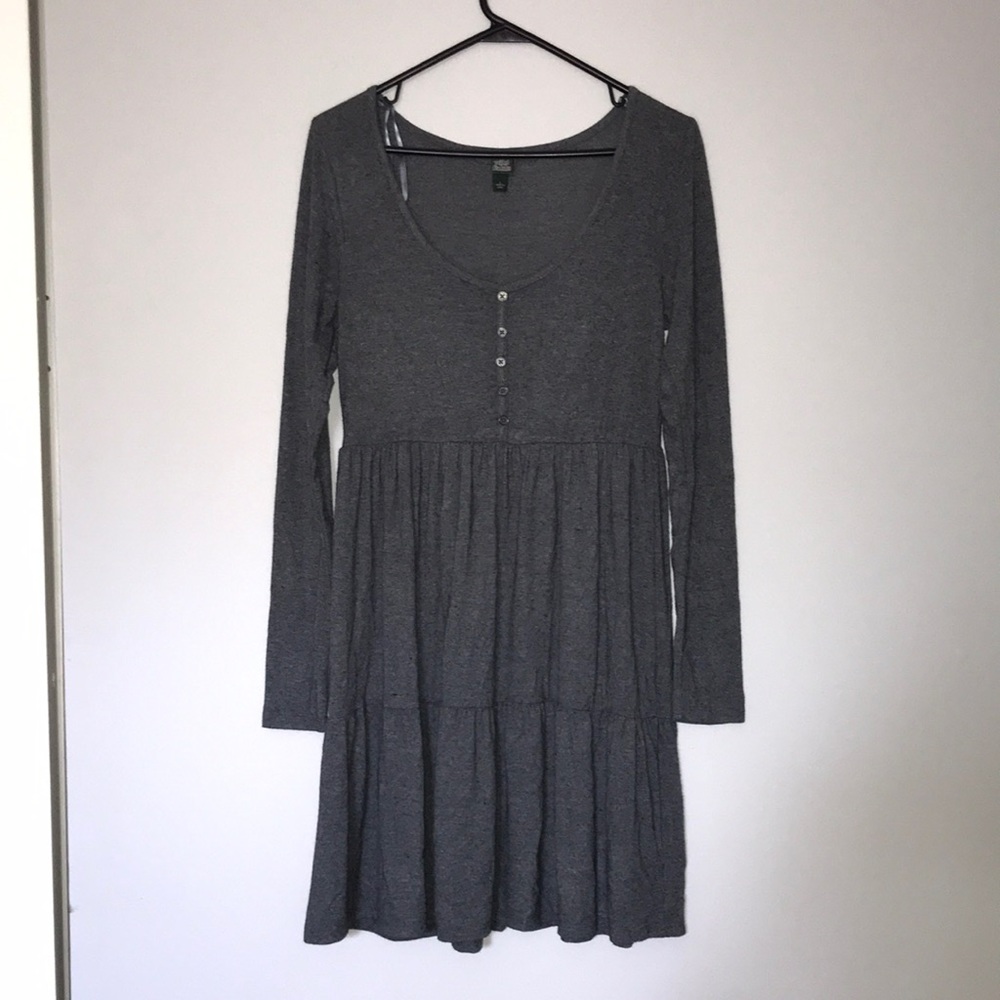 Cute tiered gray Wild Fable dress (perfect for autumn!)
